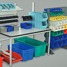 Miscellaneous Equipment: Hoppers, Casters, Ladders, Bins & Totes, Ergonomic & Safety Matting